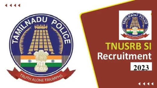 "tnusrb si notification 2023 apply online tamilnadu"