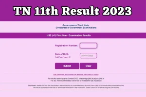 "11th result date 2023 tamil nadu