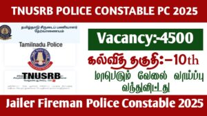 tnusrb notification 2025